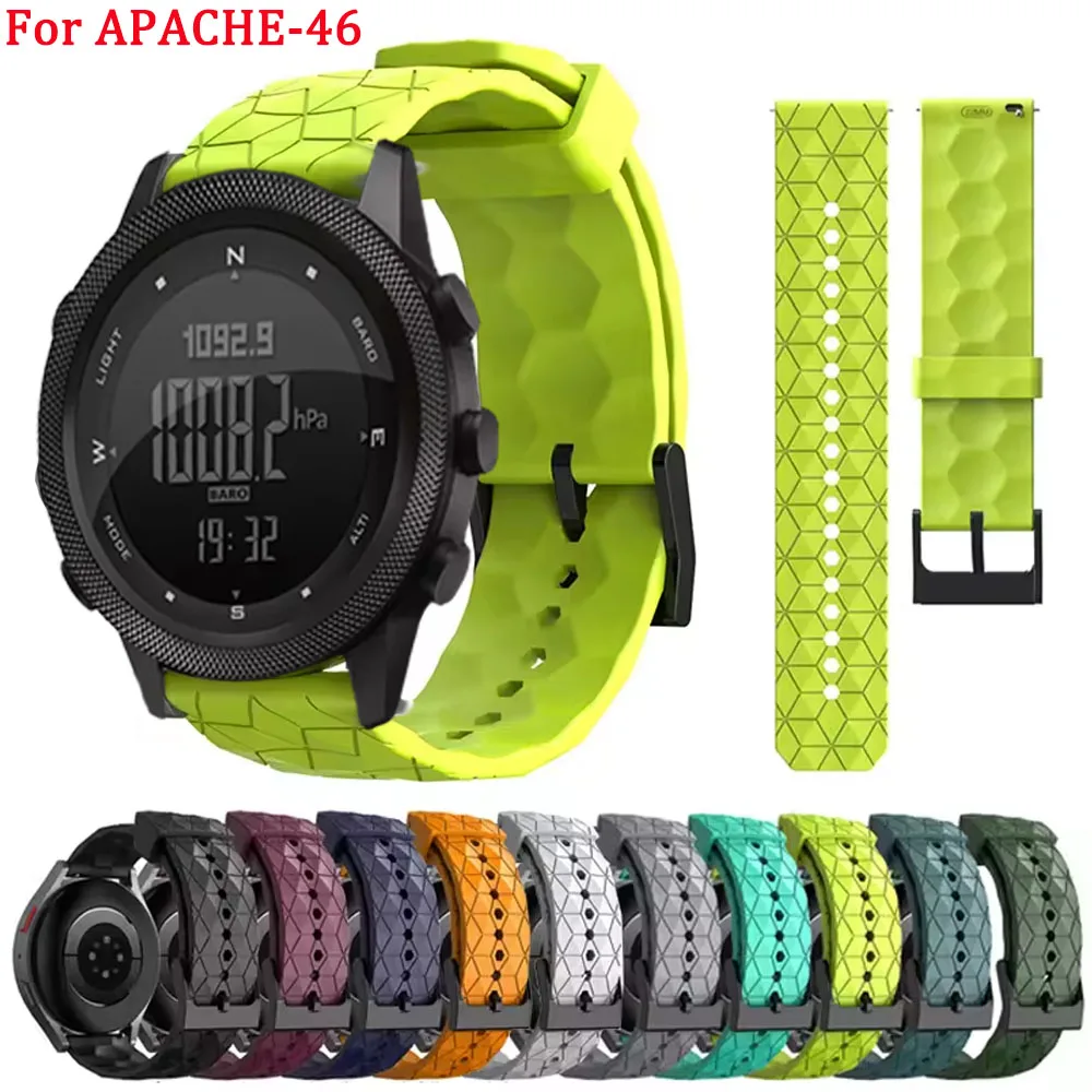 22mm Sport Band Für NORTH EDGE APACHE-46 Smartwatch Armband Für APACHE-46 Ersatz Zubehör Silikon Armband Correa Image