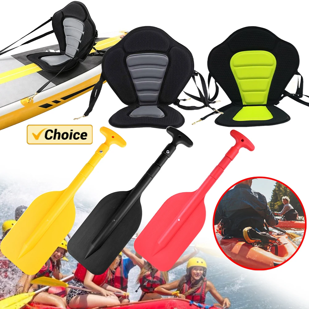 Paddle Board Seat Verstellbarer SUP Paddle Board Seat Gepolsterter Kanu-Rückenlehnensitz für Paddleboard, Kajak, Kanu und mehr Image