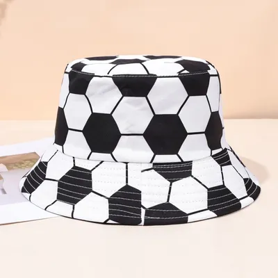 1PC Summer New Football Print Fishing Cap for Men and Women, Fashionable and Suitable for Outdoor Outings and Sun Protection