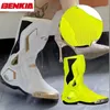 BENKIA Motorradstiefel Knight Torque 3, Reitstiefel für Damen, rosa, schwarz, Motorrad-Rennstiefel, Schuhe, Zehenpartie aus Titanlegierung