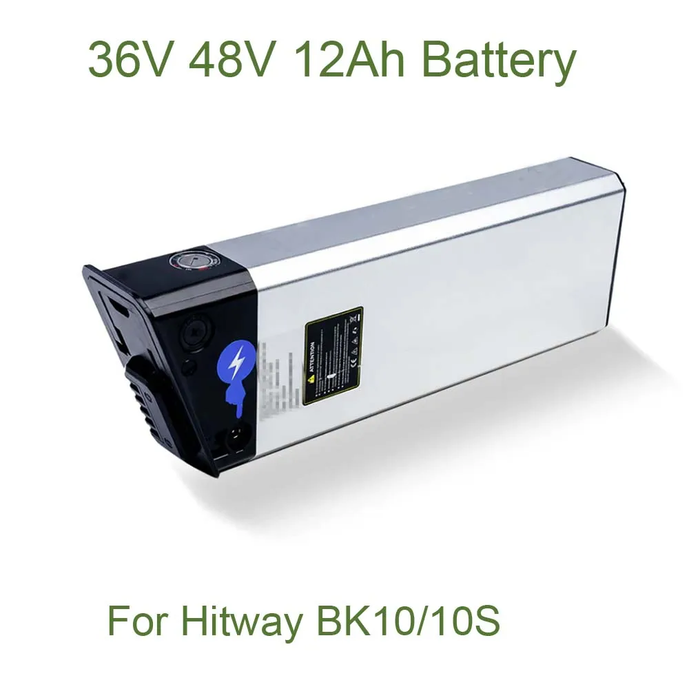 36V 48V 12Ah Lithium-Ionen-Ebike-Akku für Hitway BK10 BK10S BK10M Ersatzakku mit Ladegerät Image