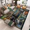 3D Dinosaur Carpet Cute Animal Rug Jurassic Park Floor Mat For Kitchen Bathroom Entrance Hallway Decor Living Room Tea Table Mat