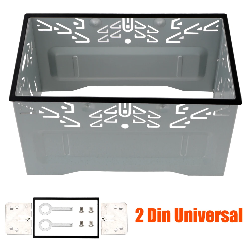 Radio Head Unit Installation Rahmen Für 2Din Auto DVD Radio Player 2Din Armaturen Kit Auto Panel Audio Dash Mount Kit Box universal