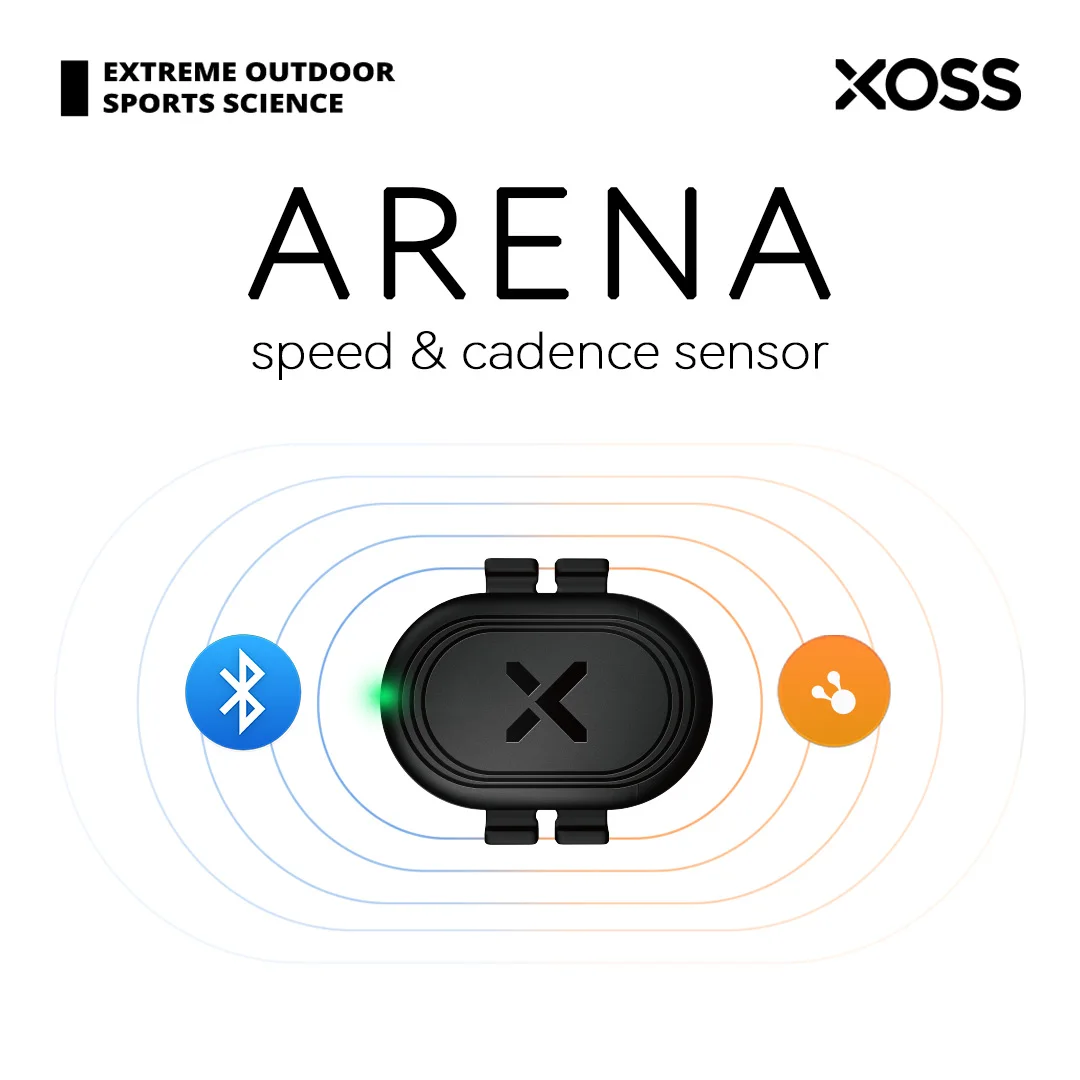 XOSS ARENA Geschwindigkeits-Trittfrequenzsensor Fahrradcomputer Tachometer ANT+ Bluetooth Rennrad MTB für iGPSPORT Bryton Cycplus Image