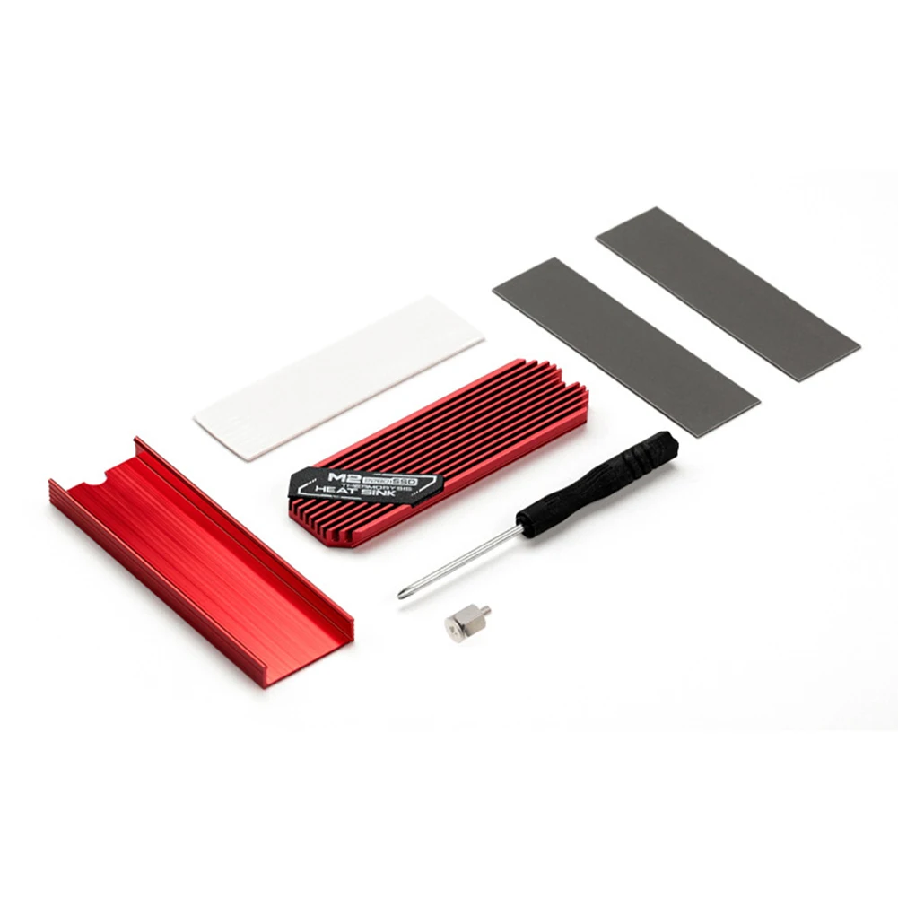 Ultradünner M.2-Festplatten-Kühlkörper aus Aluminiumlegierung für PCIE 2280 SSD Image