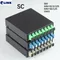 ftth patch panel 8 cores SC UPC APC OM3 MM include fiber adapter&pigtail 8 ports terminal box SC 62.5/125 50/125 1.0mm thickened