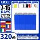320Ah 8000 cicli Lifepo4 Batteria Grado A 3.2V Litio ferro fosfato Cella Ricaricabile Per FAI DA TE 12V 48V RV Solar Camping Barca carrello