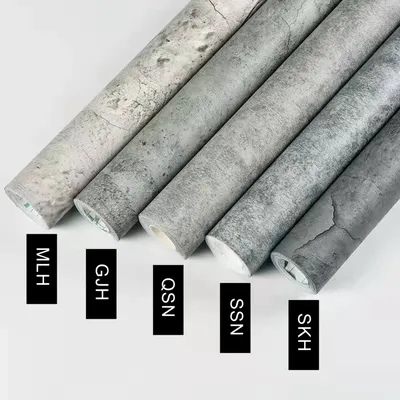 60CM Cement Adhesive Sticker for Furniture Decoration for Bedroom Living Room Wallpaper Film PVC Vinyl Waterproof Wall Stickers