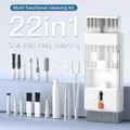 Kit di pulizia multifunzione 22 in 1 per iPhone AirPods iPad Fotocamera digitale PC Tastiera Schermo del telefono Cuffie Strumenti di pulizia