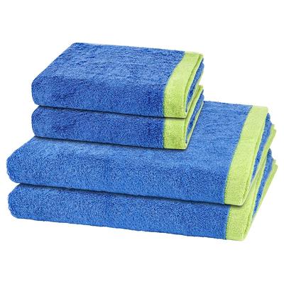 Cawö Lifestyle Splash 4-teilig Handtuch-Set Capri / pistazie Grün Image