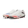 Fußballschuh PUMA "FUTURE 8 MATCH FG/AG Low Fußballschuhe Erwachsene", Gr. 42, weiß schwarz glowing rot, Obermaterial: Synthetik, Textil; Futter: Synthetik, Textil; Innensohle: Textil; Laufsohle: Synthetik, Schuhe