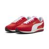 Sneaker PUMA "St Miler Sneakers Erwachsene", Gr. 38.5, rot weiß for all time, Obermaterial: Kuhleder, Textil, Synthetik; Futter: Textil; Innensohle: Textil; Laufsohle: Gummi, Schuhe