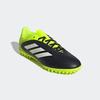 Fußballschuh ADIDAS PERFORMANCE "COPA PURE 3 CLUB KUNSTRASEN", Gr. 44,5, core schwarz, cloud weiß, lucid lemon, Synthetik, sportlich, Schuhe, geeignet für harte Untergründe Asche und Kunstrasen