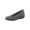 Ballerina CLASSIC, Damen, Gr. 39, grau (anthrazit), Nubukleder, feminin, Schuhe