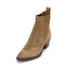 Stiefel MARC O'POLO "mit Innenreißverschluss", Damen, Gr. 40, braun (mid braun), Obermaterial: 100% Leder (Rind), Schuhe