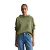 Sweatshirt MARC O'POLO DENIM "aus softem Bio-Baumwolle-Mix", Damen, Gr. L, beige (desert sage), Obermaterial: 70% Baumwolle, 30% Polyester, unifarben, sportlich, regular fit, Rundhals, Langarm Rippbündchen, Sweatshirts