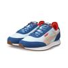 Sneaker PUMA "R78 Lightwind Retro Run Sneakers Erwachsene", Gr. 46, clyde royal canvas fierce rot blau beige, Obermaterial: Synthetik, Textil, Kuhleder; Futter: Textil; Laufsohle: Gummi, Synthetik, Schuhe