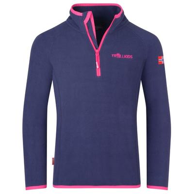 Trollkids - Kid's Nordland Half Zip - Fleecepullover Gr 116 blau Image