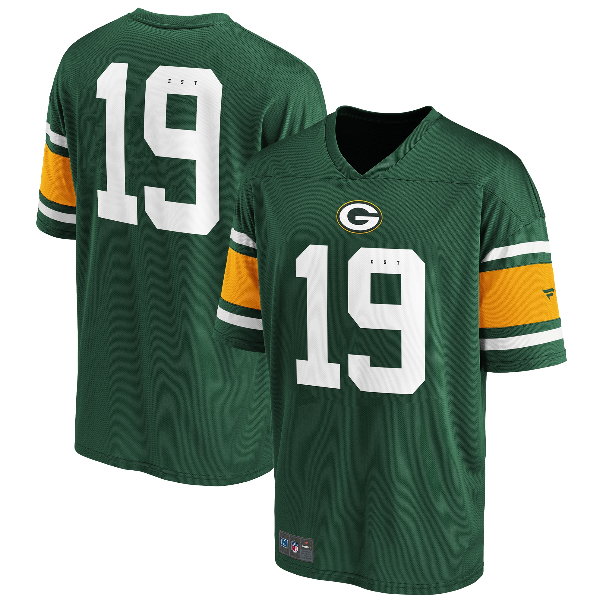 Footballtrikot FANATICS "Fanatics Trikot Green Bay Packers Foundation Supporters", Herren, Gr. M, grün, 100% Polyester, Trikots