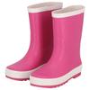 Gummistiefel APOLLO "KINDER STIEFEL", Kinder, Gr. 25/26, pink (fuchsia), Obermaterial: 100% Gummi, unifarben, casual, Schuhe, Regenschauer ist kein Hindernis