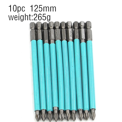 Anti-Rutsch-Magnetkopf Kreuz hohe Härte Handbohrer Schraube Elektroschrauber 25 50 70 90 100 125 150 mm ph2 Image