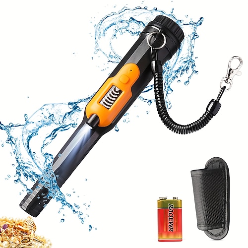 Vollständig wasserdichter Pinpointer-Metalldetektor mit LCD-Display, hochempfindlicher Unterwasser-Pinpointer, tragbarer Pinpointer mit 3 Modi Image