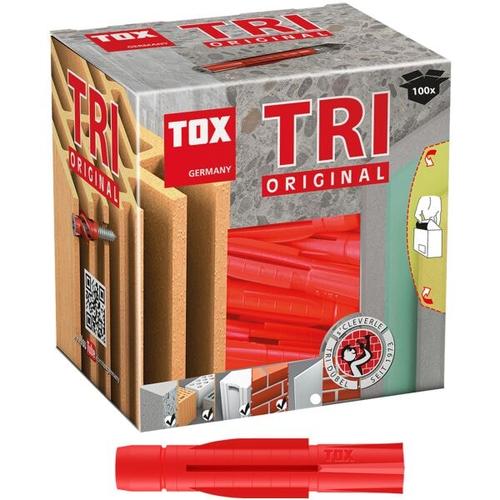 TOX Universaldübel »TRI 6/51« 100 Stück grau