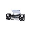 Sistema Stereo Giradischi Con Ricevitore Digitale Dab / Dab+ Bluetooth Encoding Tt 1072 Dab Nero
