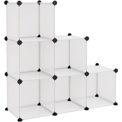 Vidaxl - Regalsystem mit 6 Würfeln Transparent pp Image