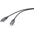 Hdmi / Fibra ottica Cavo Spina hdmi-a, Spina hdmi-a 100 m Nero SP-12842688 uhd 8K,, Cavo ottico att