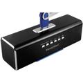 MusicMan ma Lautsprecher Mini altoparlante aux, Radio fm, usb, sd Nero - Technaxx