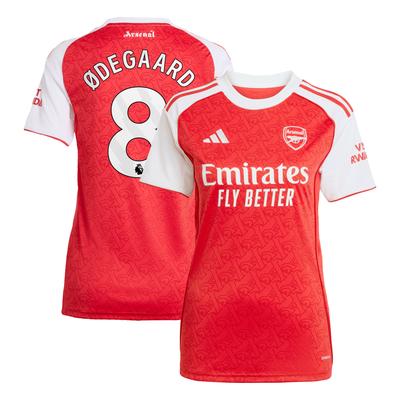 FC Arsenal 2025-26 adidas Heimtrikot - Damen mit Aufdruck Ødegaard 8 Image