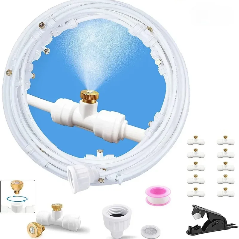 Patio Mister System Außennebelsystem-Kit Messing-Adapter Mister-System für effiziente Kühlung für Komfort für Weilandgarten Image