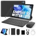 URAO C101L Tablet Android 15 da 10 pollici A523 Tavolette Octa Core 24GB + 128GB 1TB Espansione WiFi 6 5MP + 8MP Set tastiera mouse fotocamera