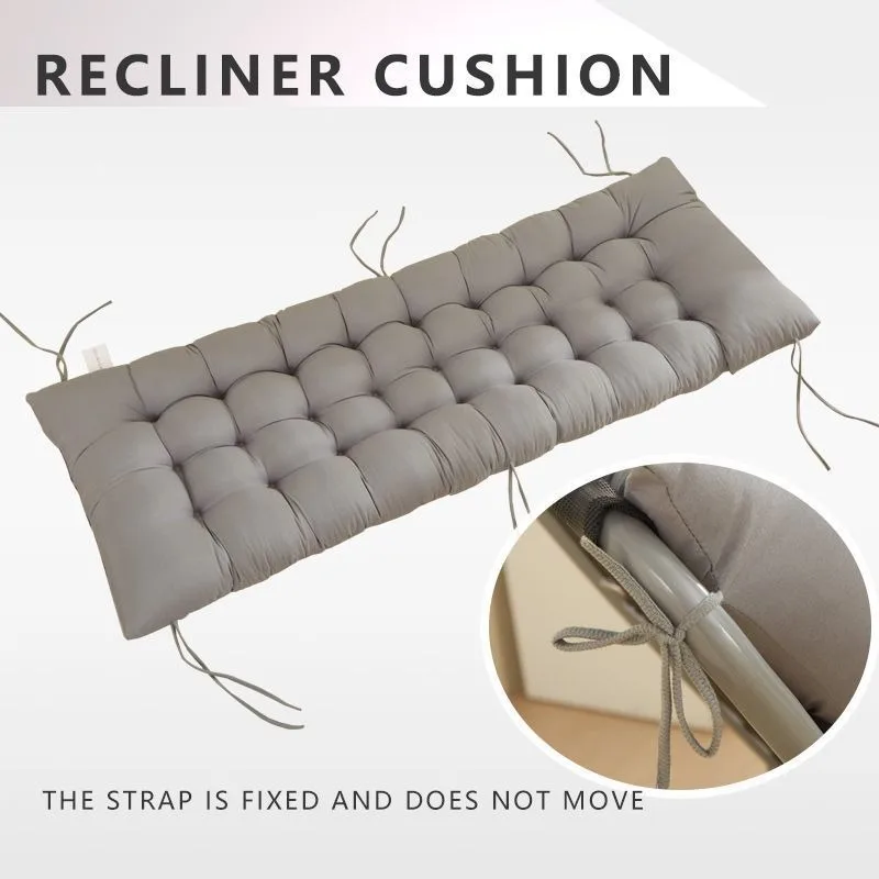 Mode Liege Stuhl Kissen Rattan Stuhl Kissen Outdoor Bank Kissen Garten Stuhl Lange Kissen Multi Größe Option