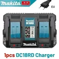 Nuovo caricabatterie Makita originale al 100%, batteria ricaricabile, caricabatteria per utensili Makita 18V BL1830B, BL1830A, BL1850, BL1850B.