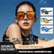2025 Occhiali da sole Occhiali intelligenti Uomo Donna Tecnologia Chiamata audio Cuffie remote Occhiali da sole Sport Guida Musica Auricolari Cuffie