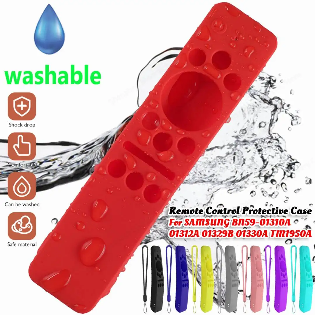 All Inclusive Fernbedienungshülle mit Trageband, TV-Fernbedienungshülle, Ersatz, rutschfest, für SAMSUNG BN59-01310A 01312A Image