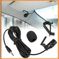 Microfono per auto 5m Lungo Microfono Stereo SM Lotus 3.5mm Mono 2.5mm Jack Plug Audio Navigazione Clip cablata Cavi esterni Microfoni Auto Radio