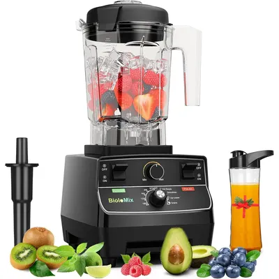 Professional Smoothie Blender, Countertop Blender, Commercial Blender 2200W High Power with 68oz Pitcher, Smart Timer, blenders