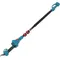 Electric Pruning Shear, Rechargeable Tree Branch Pruner with Extension Pole 180 Degree Adjustable Head Pole Pruning Shear Cordle