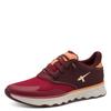 Slip-On Sneaker TAMARIS "Nowana", Damen, Gr. 40, rot (rot kombiniert), Textil, Lederimitat, Synthetik, unifarben mit Farbeinsatz, sportlich, Schuhe, Freizeitschuh, Halbschuh, Slipper mit Ortholite-Ausstattung