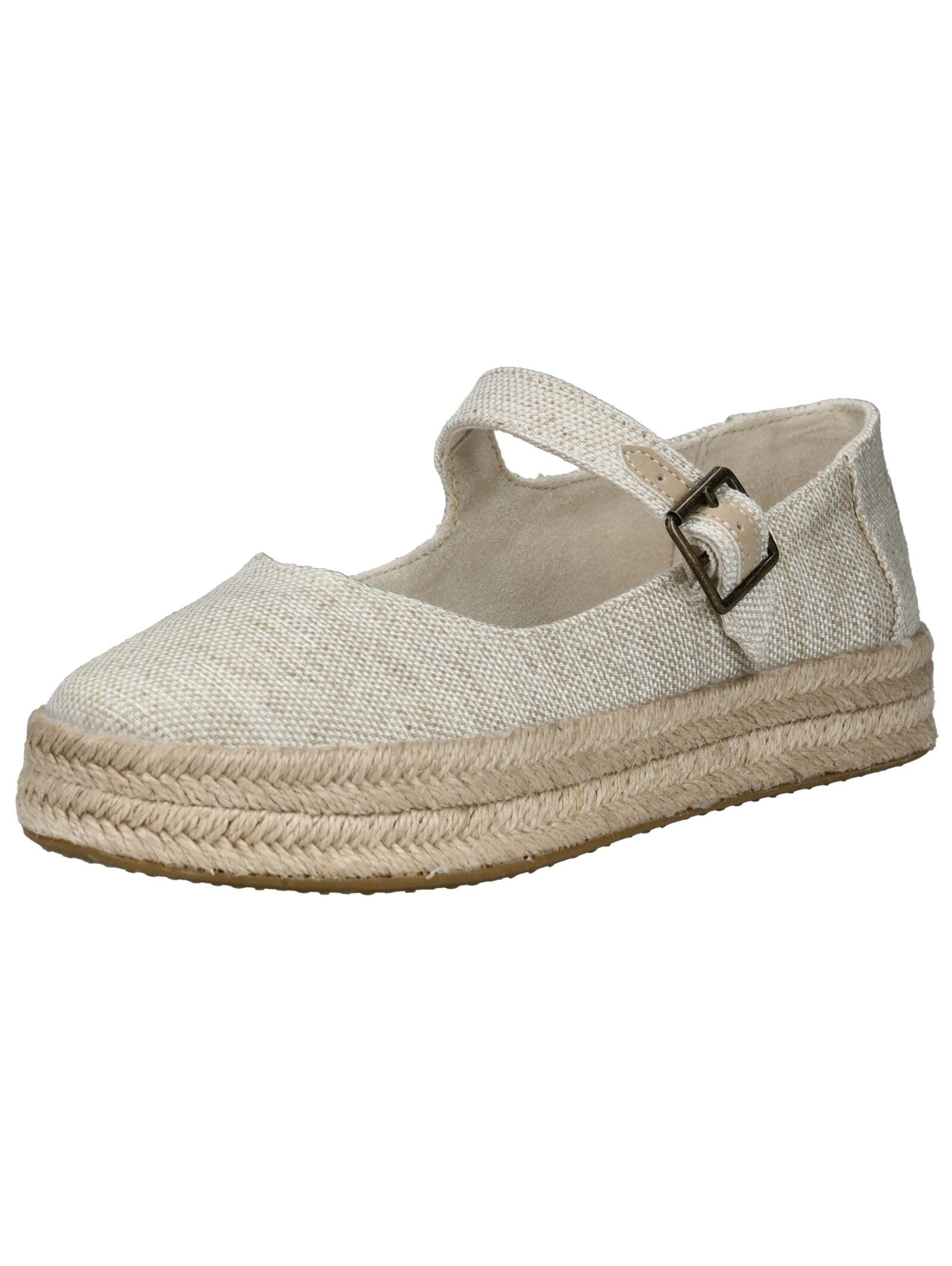 Riemchenballerina TOMS "TOMS Ballerinas Textil", Damen, Gr. 40, beige (natural), Textil, Schuhe