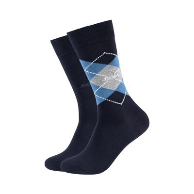 Socken JOOP "premium essentials", Damen, Gr. 43 (46), blau (navy), Baumwolle, Polyamid, Elasthan, unifarben, Socken, Premium Qualität, verstärkte Ferse, verstärkte Zehen, Argyle Design Image