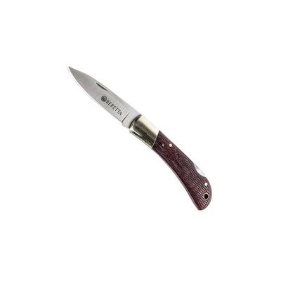 Beretta Multi-Use Hunting Folding Knife 2.95in AISi 440B Brown Cocobolo Wood Hande 126/1LGP