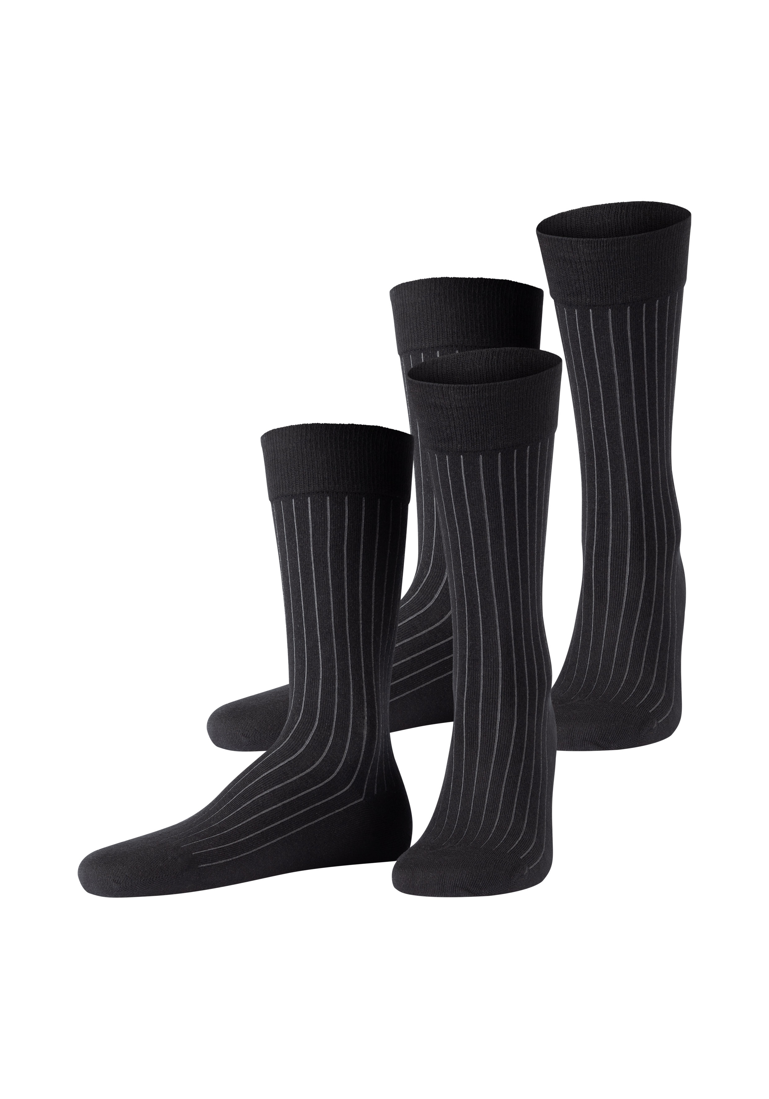 Socken JOOP "premium essentials", Herren, Gr. 39 (42), schwarz, Baumwollmischung, unifarben, Socken, mit elastischem Bund Image