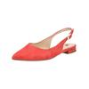 Ballerina HÖGL "Högl Ballerinas Leder", Damen, Gr. 38,5, orange (koralle), Leder, casual, Schuhe
