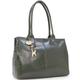 Catwalk Collection Handbags - Ladies Leather Tote Bag - Large A4 Work Bag For Women - Shoulder Bag With Multiple Compartments - KENSINGTON - Green