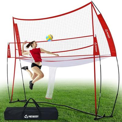 Professional Volleyball Training Equipment Net for Indoor and Outdoor - 14x11ft - 14*11ft