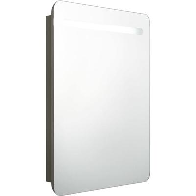 LED-Bad-Spiegelschrank Anthrazit 60x11x80 cm vidaXL Image